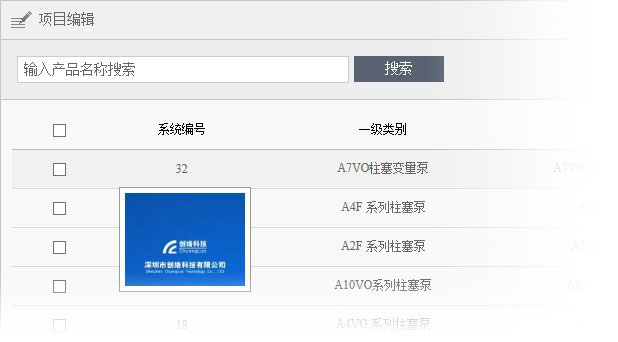 产品列表页鼠标悬停提示产品缩略图
